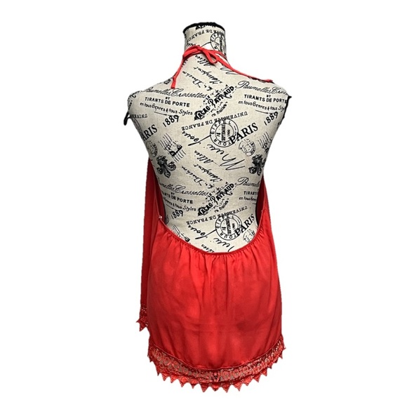 Crochet Hem Sheer Halter Blouse Beach Boho Peasent Hippie Coastal Rodeo Cowgirl - Picture 4 of 8